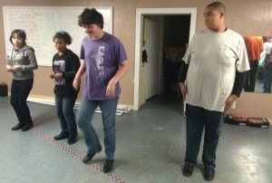 Lake City Christian students learn to tap dance.